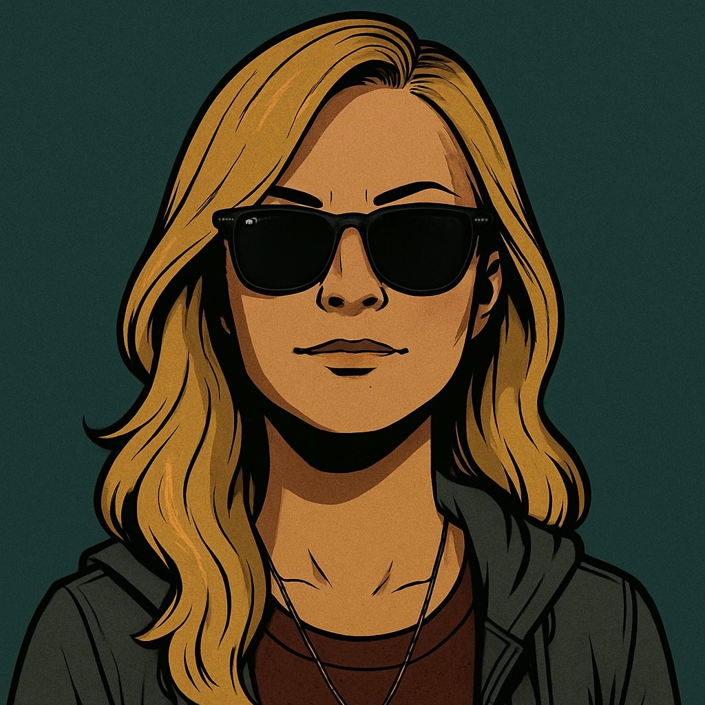 Amanda avatar with sunglasses